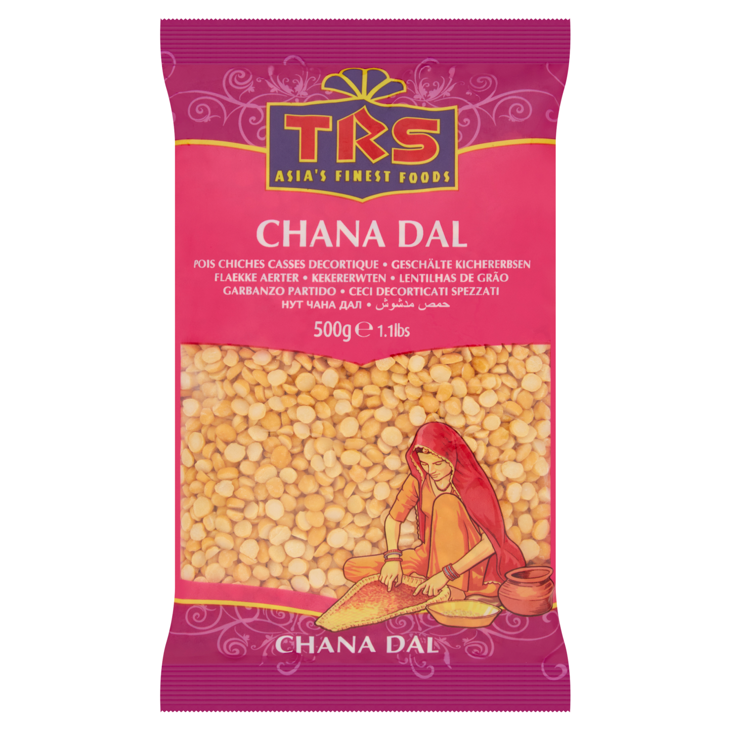Peeled Chickpeas (Chana Dal) 500g - TRS