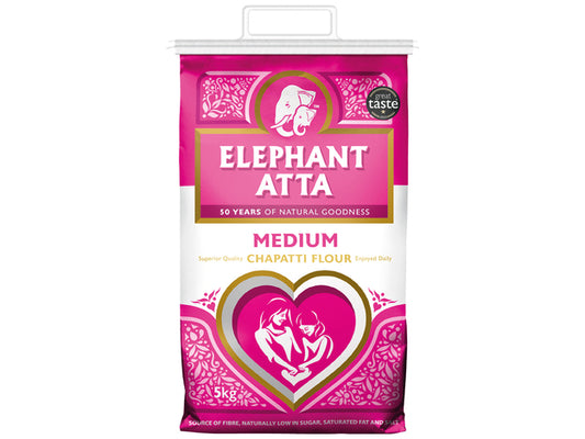 Wheat Flour (Chapatti Atta) 5kg - Elephant Atta
